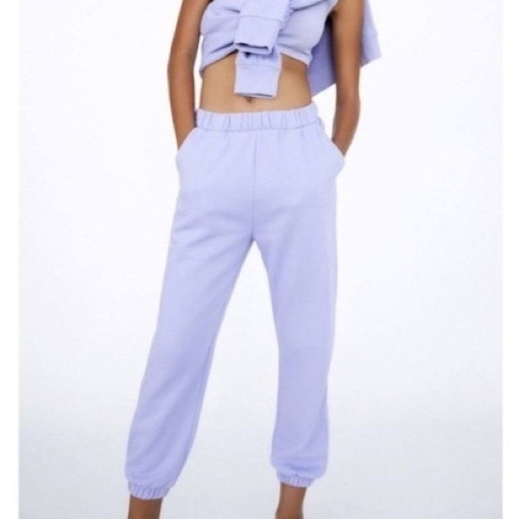 Zara Pants - NWT Zara Lilac Sweatpants